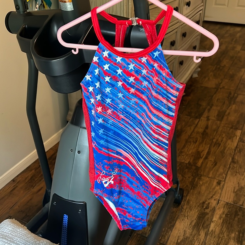Gk Laurie Hernandez child small/medium leotard
